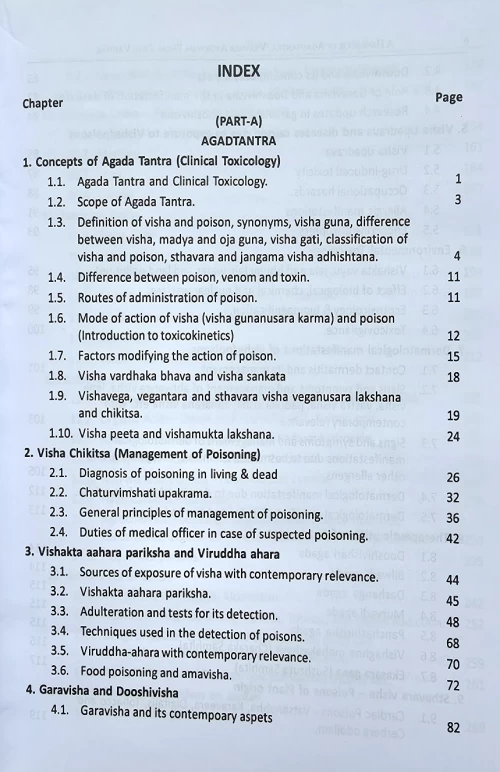 A Handbook of Agad Tantra,Vyavahara Ayurveda Evum Vidhi Vaidyak